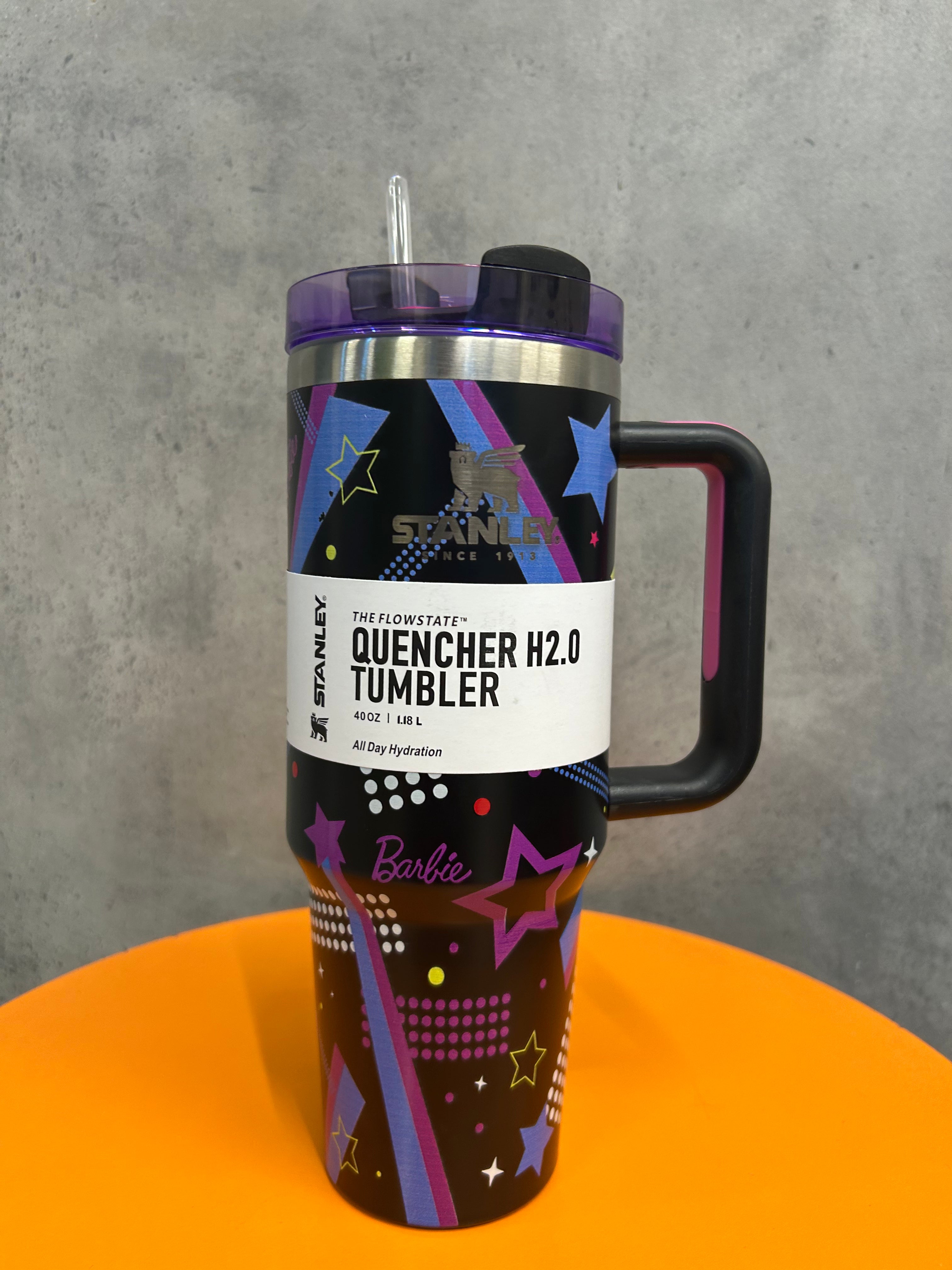 The Stanley x Barbie Quencher H2.0 | 40 OZ | Barbie™ 80’s Rockers | Limited Edition