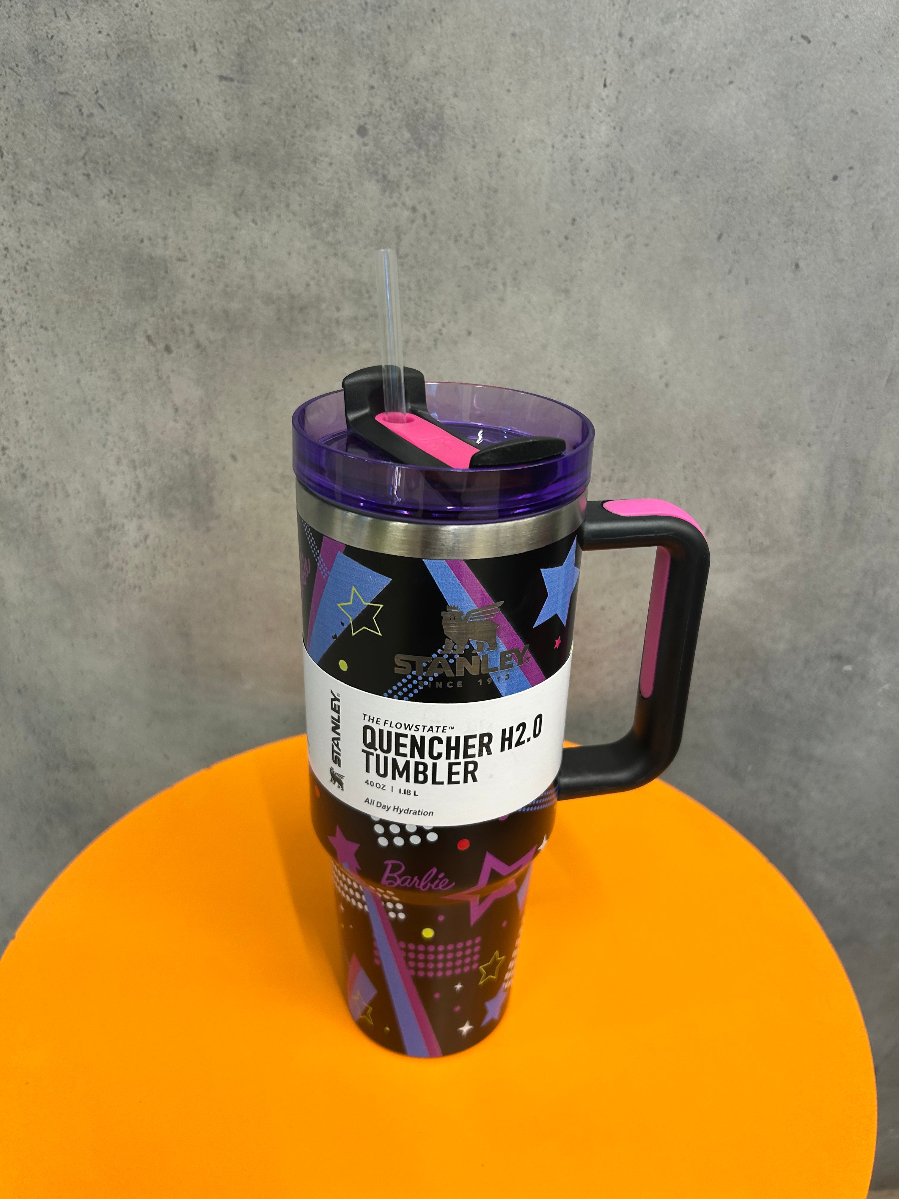 The Stanley x Barbie Quencher H2.0 | 40 OZ | Barbie™ 80’s Rockers | Limited Edition