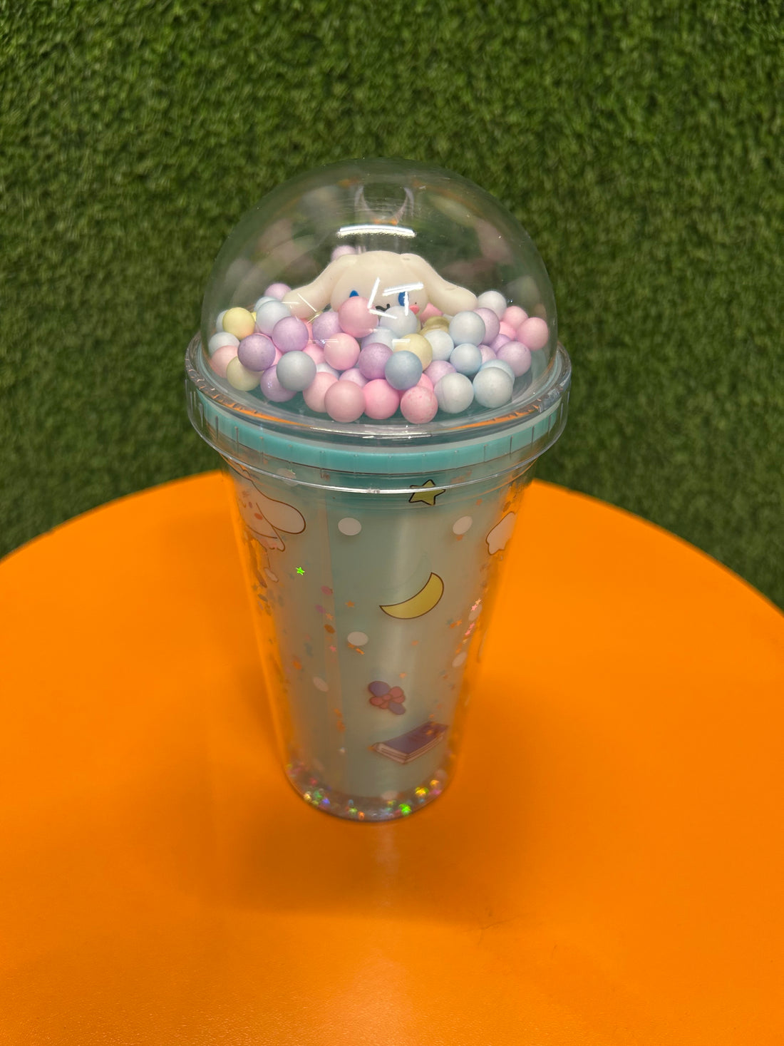 Sanrio Cinnamoroll themed acrylic Tumbler with Straw | 450 ML