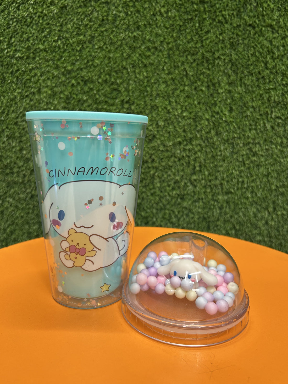 Sanrio Cinnamoroll themed acrylic Tumbler with Straw | 450 ML