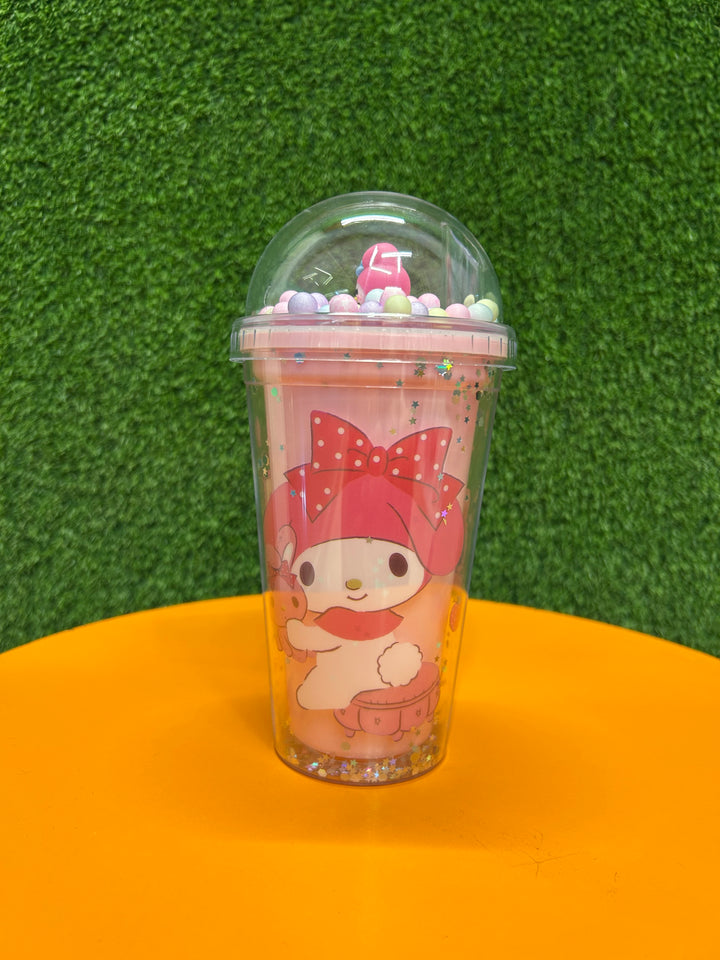 Sanrio My Melody themed acrylic Tumbler with Straw | 450 ML