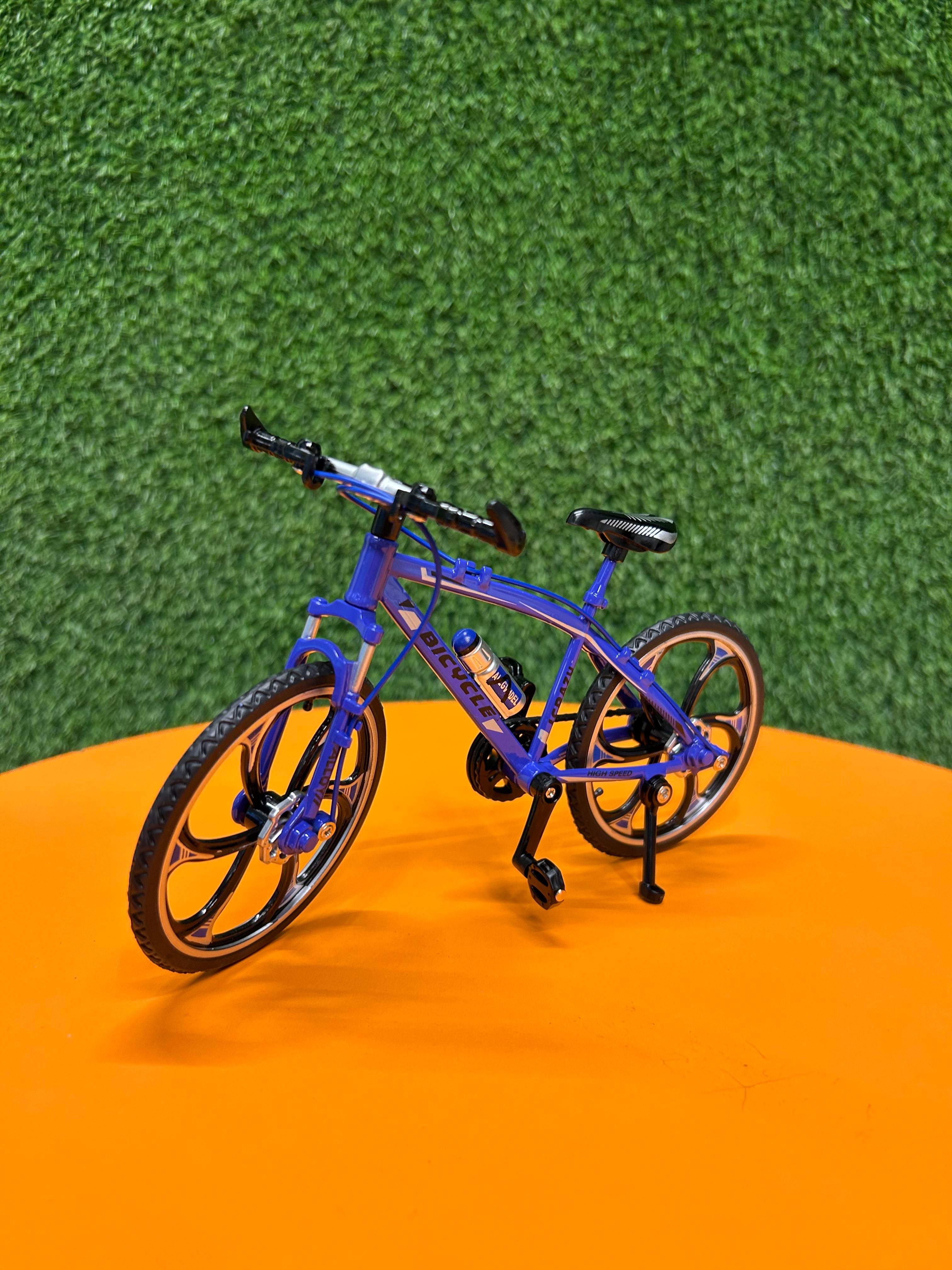 Mini 1:8 Alloy Bicycle Model Diecast Metal | Blue