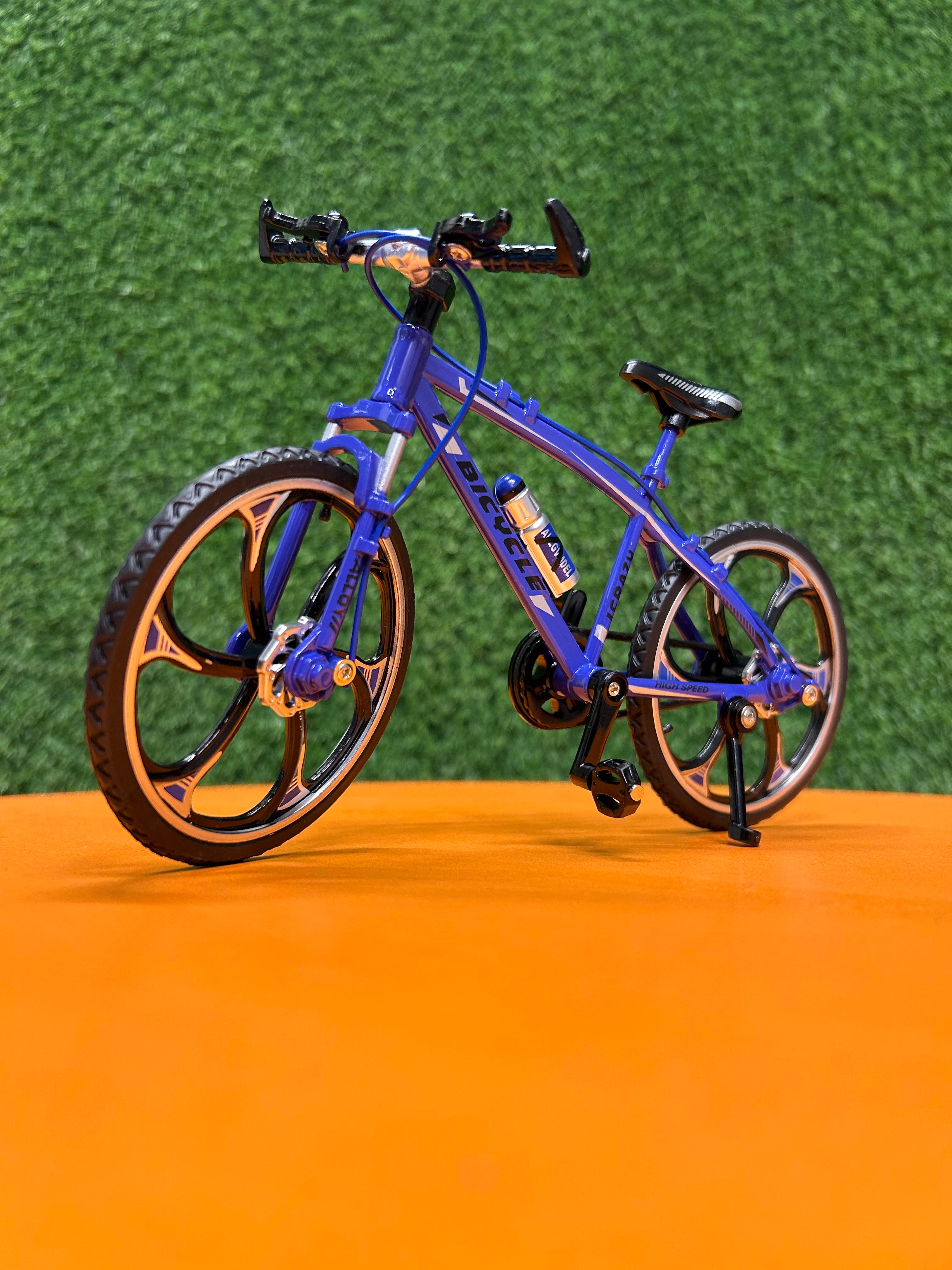 Mini 1:8 Alloy Bicycle Model Diecast Metal | Blue