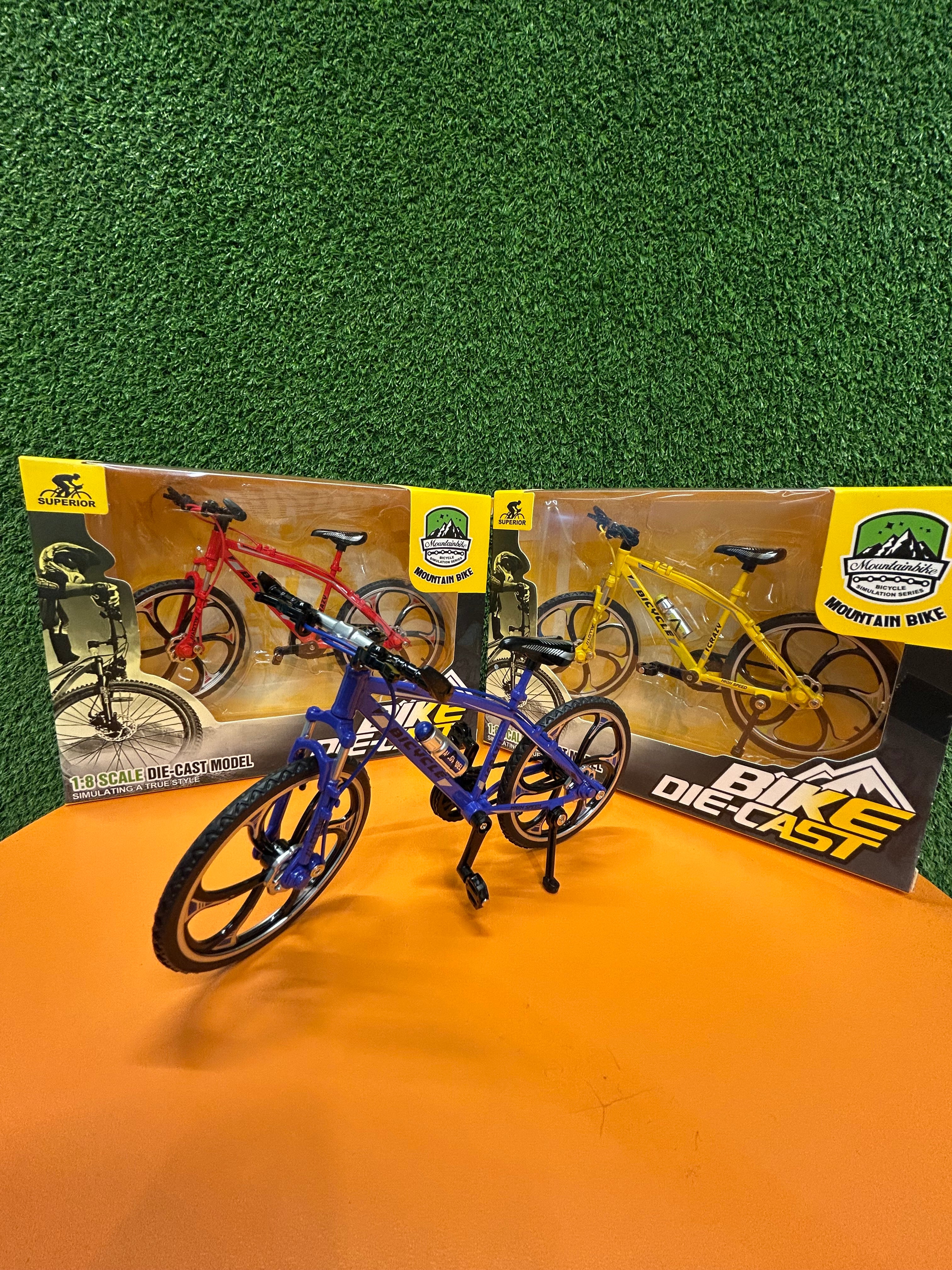 Mini 1:8 Alloy Bicycle Model Diecast Metal | Blue