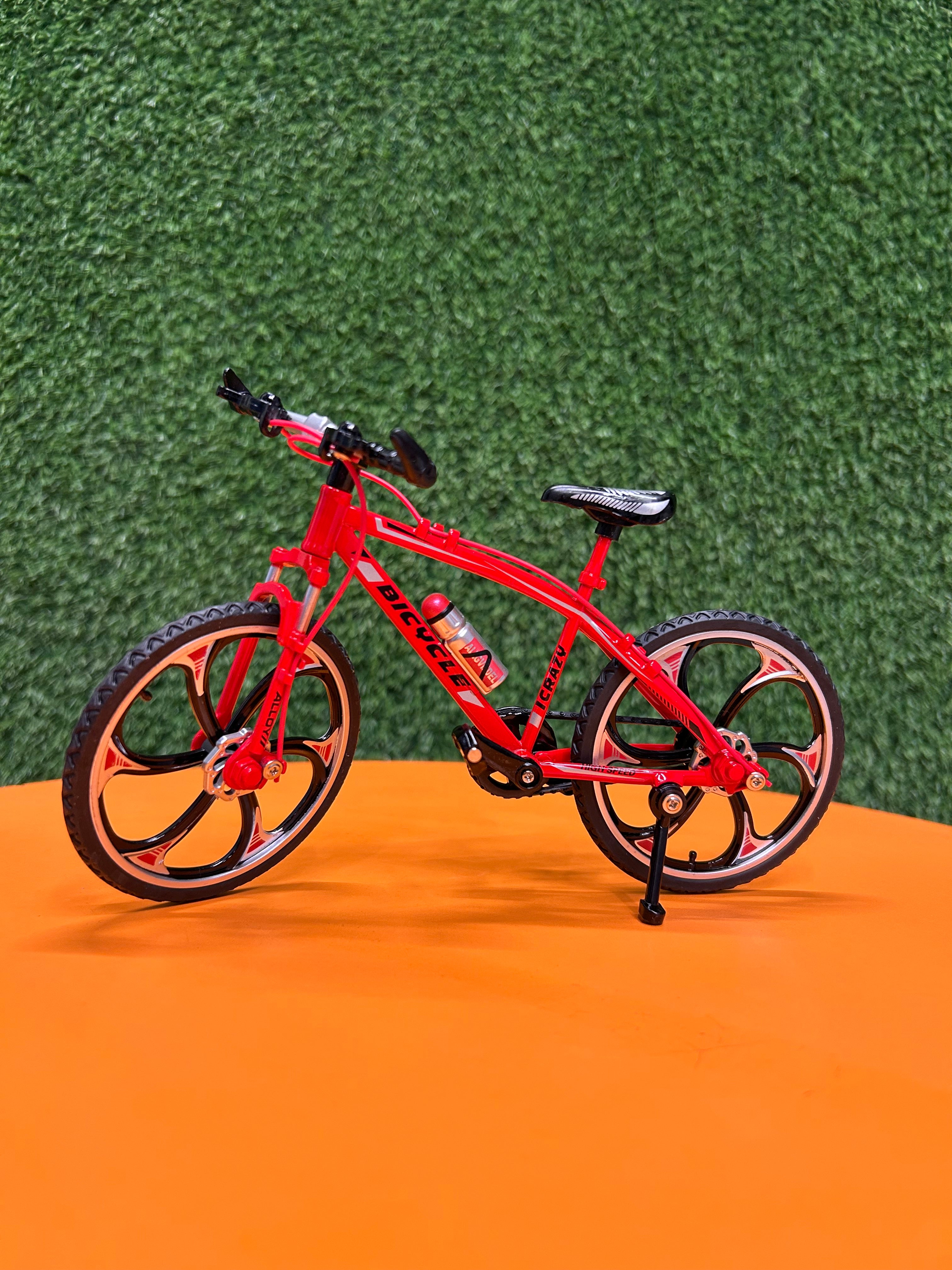 Mini 1:8 Alloy Bicycle Model Diecast Metal | Red