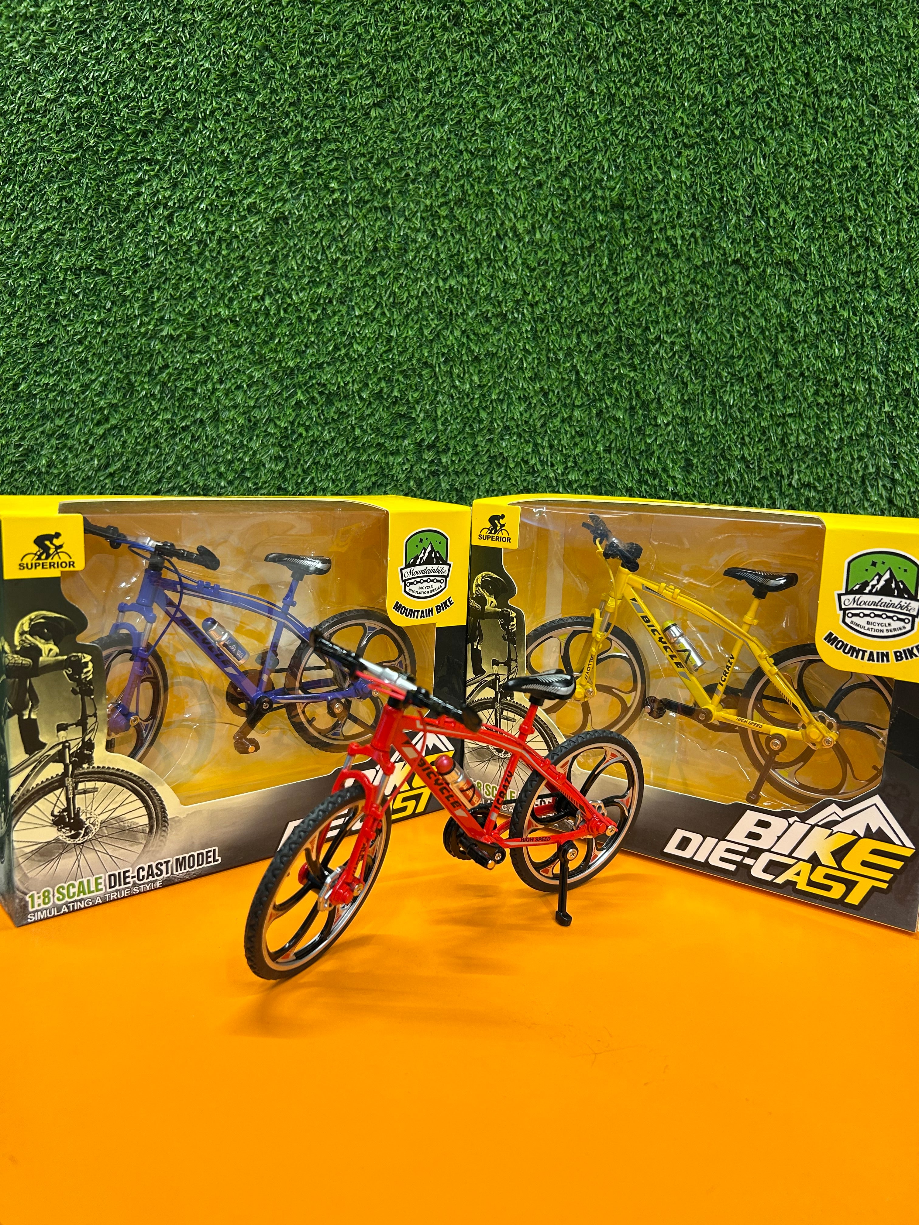 Mini 1:8 Alloy Bicycle Model Diecast Metal | Red