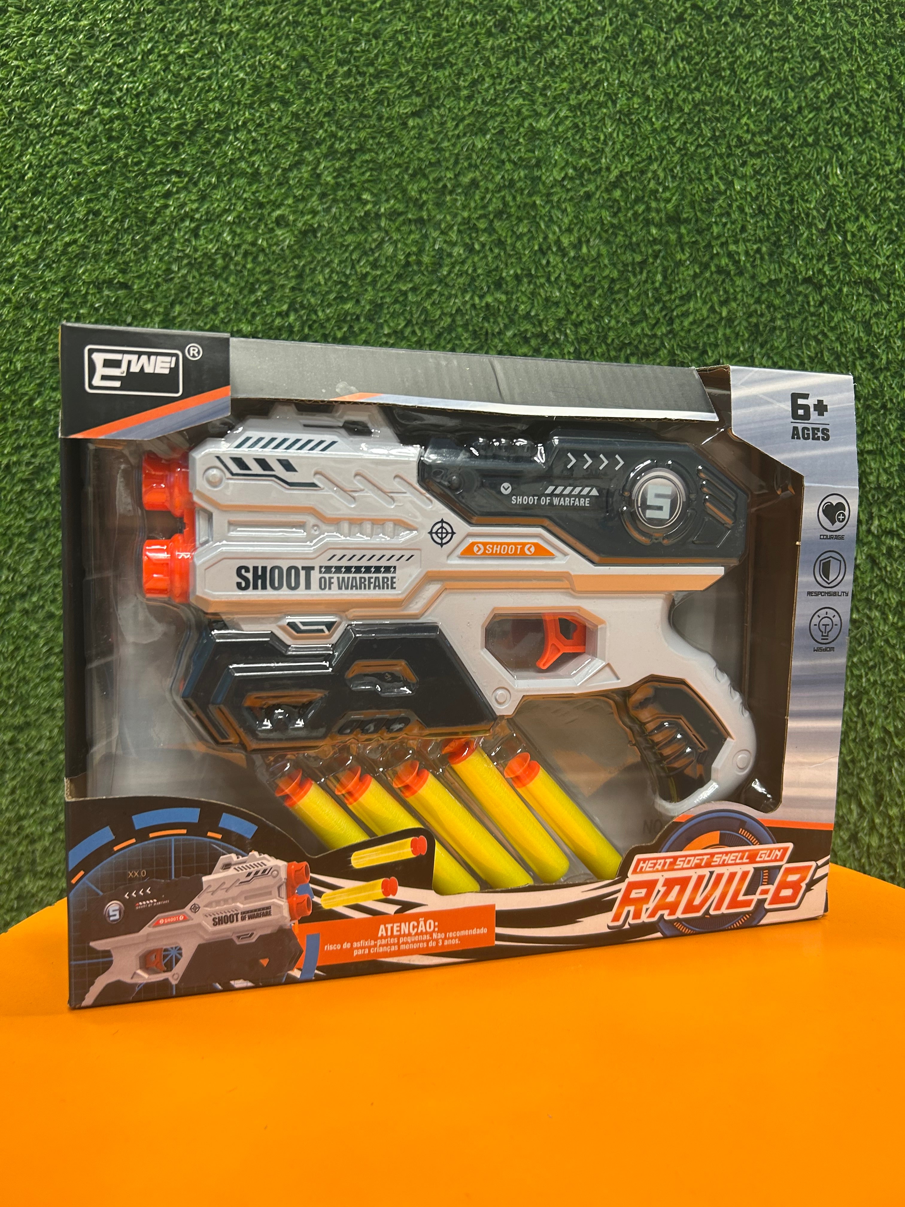 Ravil Double soft Shell/Dart Gun for kids