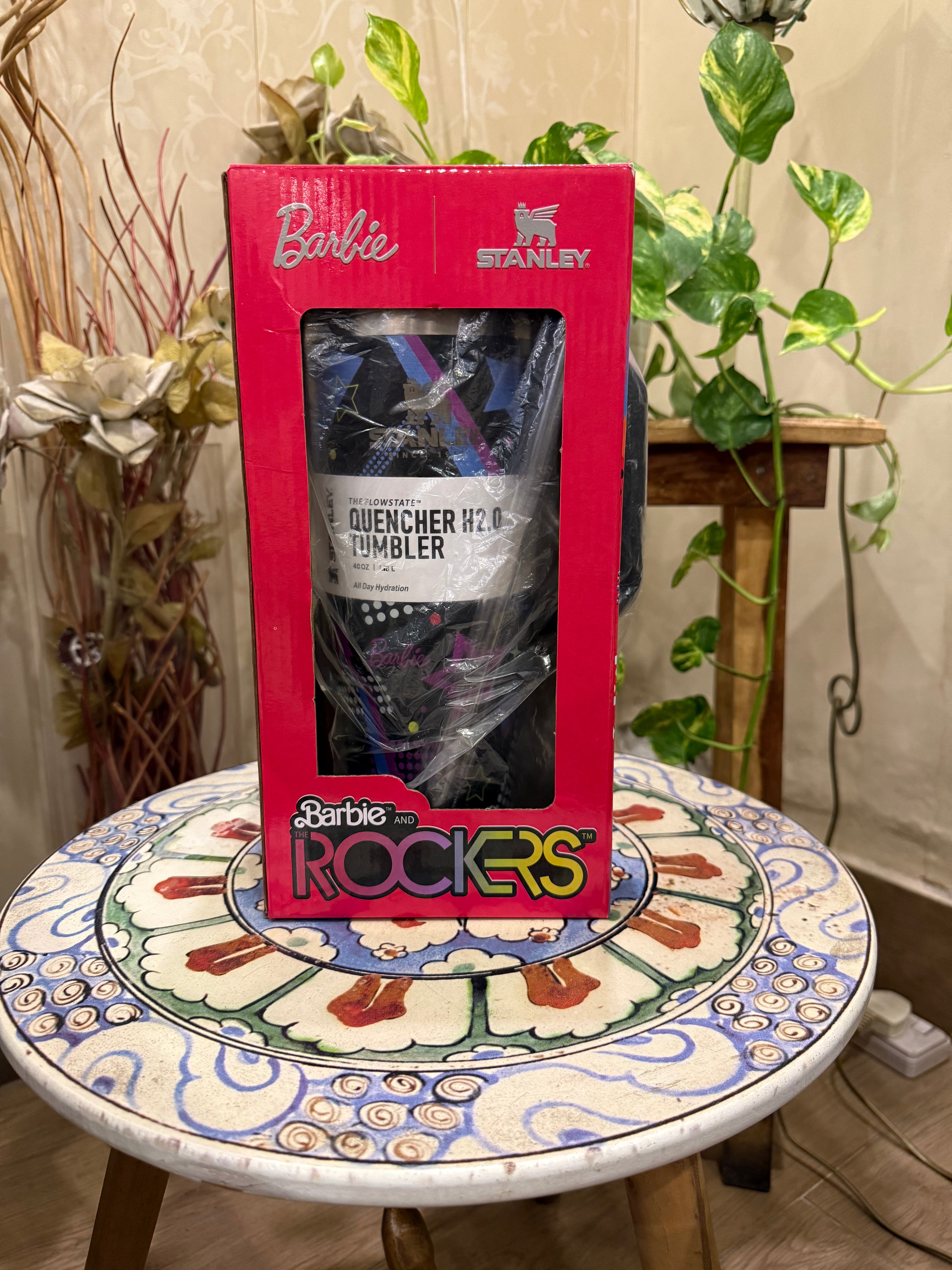 The Stanley x Barbie Quencher H2.0 | 40 OZ | Barbie™ 80’s Rockers | Limited Edition