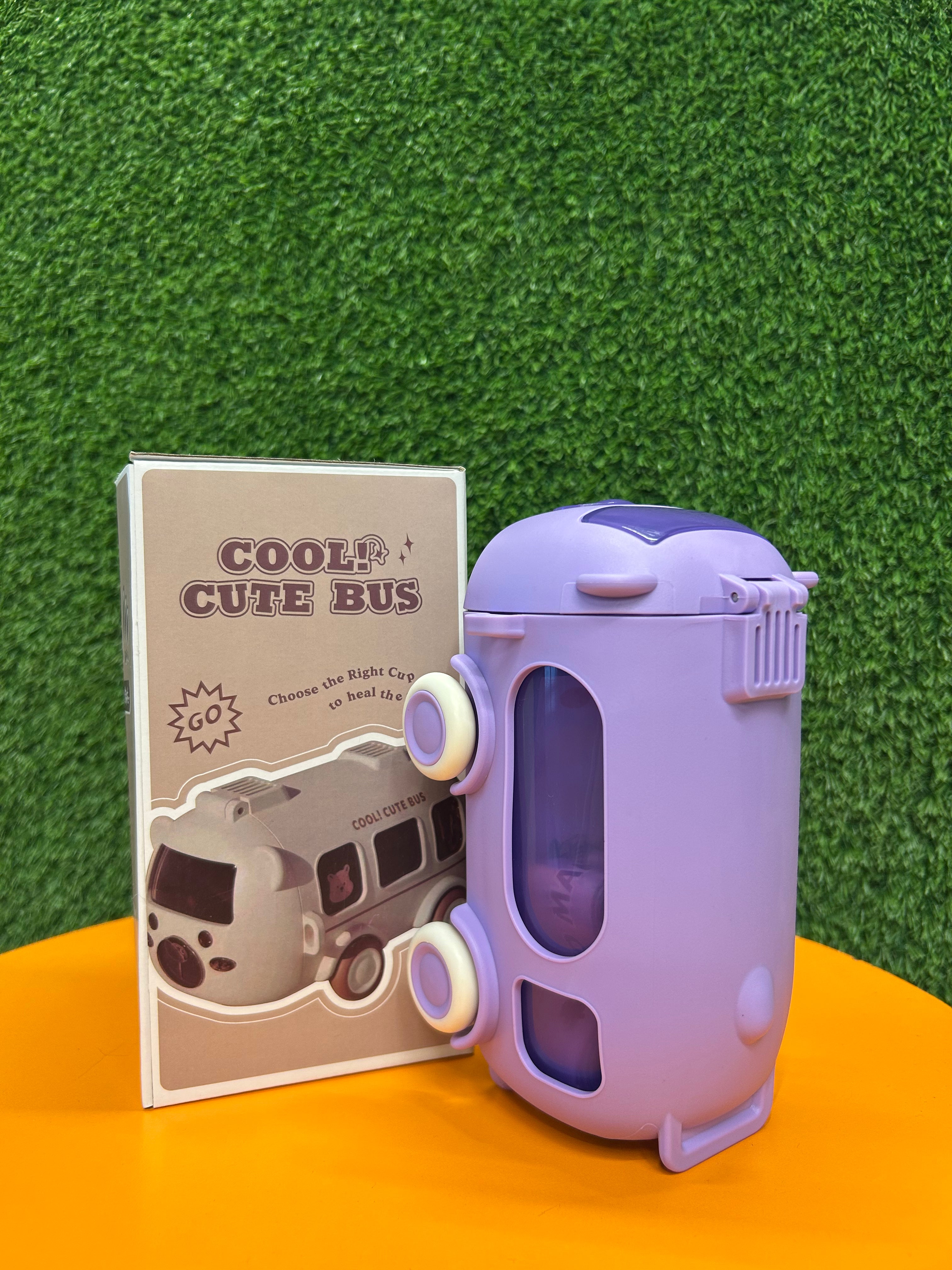 Portable Cute Bear Car Water Bottle with Shoulder Strap for Kids with strap | 500 ML